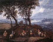 Travellers on the Way BRUEGHEL, Jan the Elder